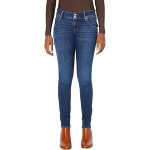 Hudson Jeans Collin Skinny Journee Mid-Rise Womens Blue Size W24X28L